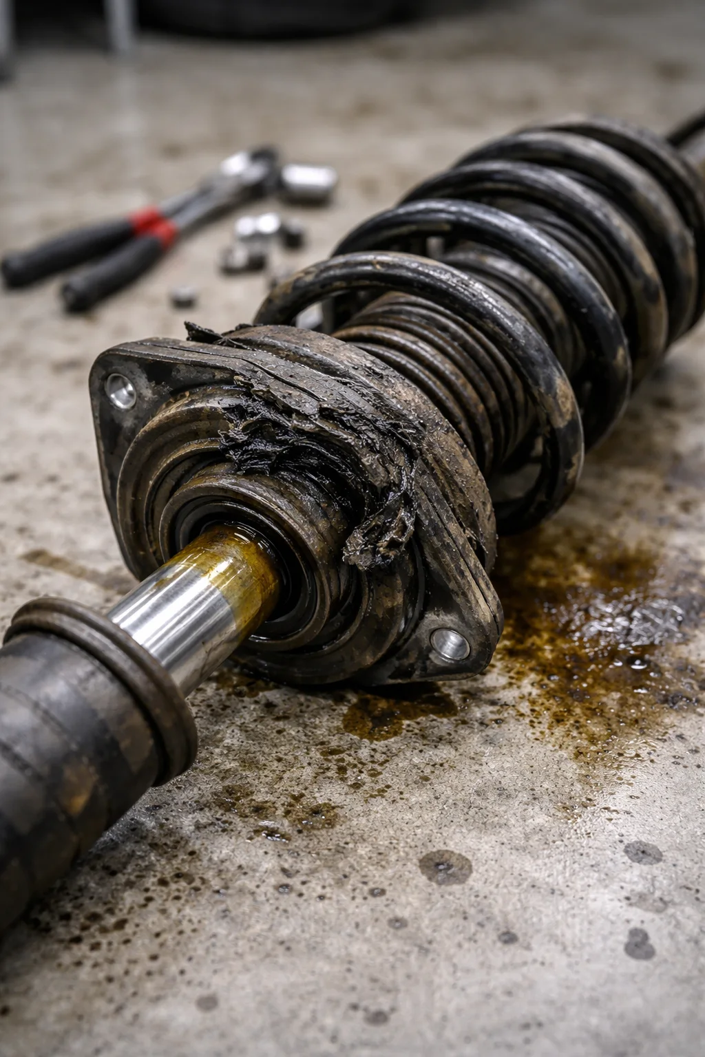 Componente mecánico antes de intervención